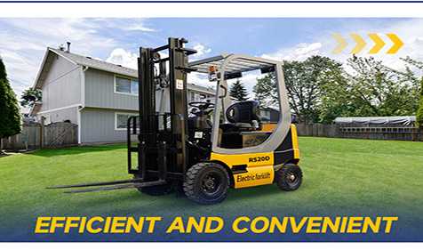 Rippa Introduction: Usage of Electric Counterbalance Forklifts in Retail Distribution Center