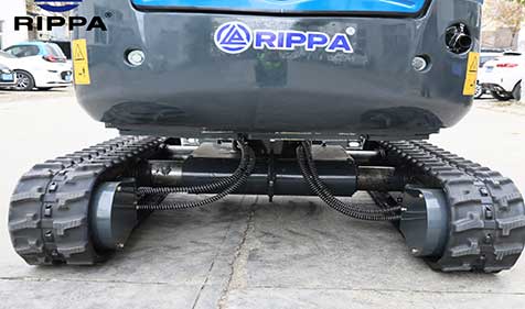RIPPA excavator: telescopic crawler system leads construction sites to new heights!