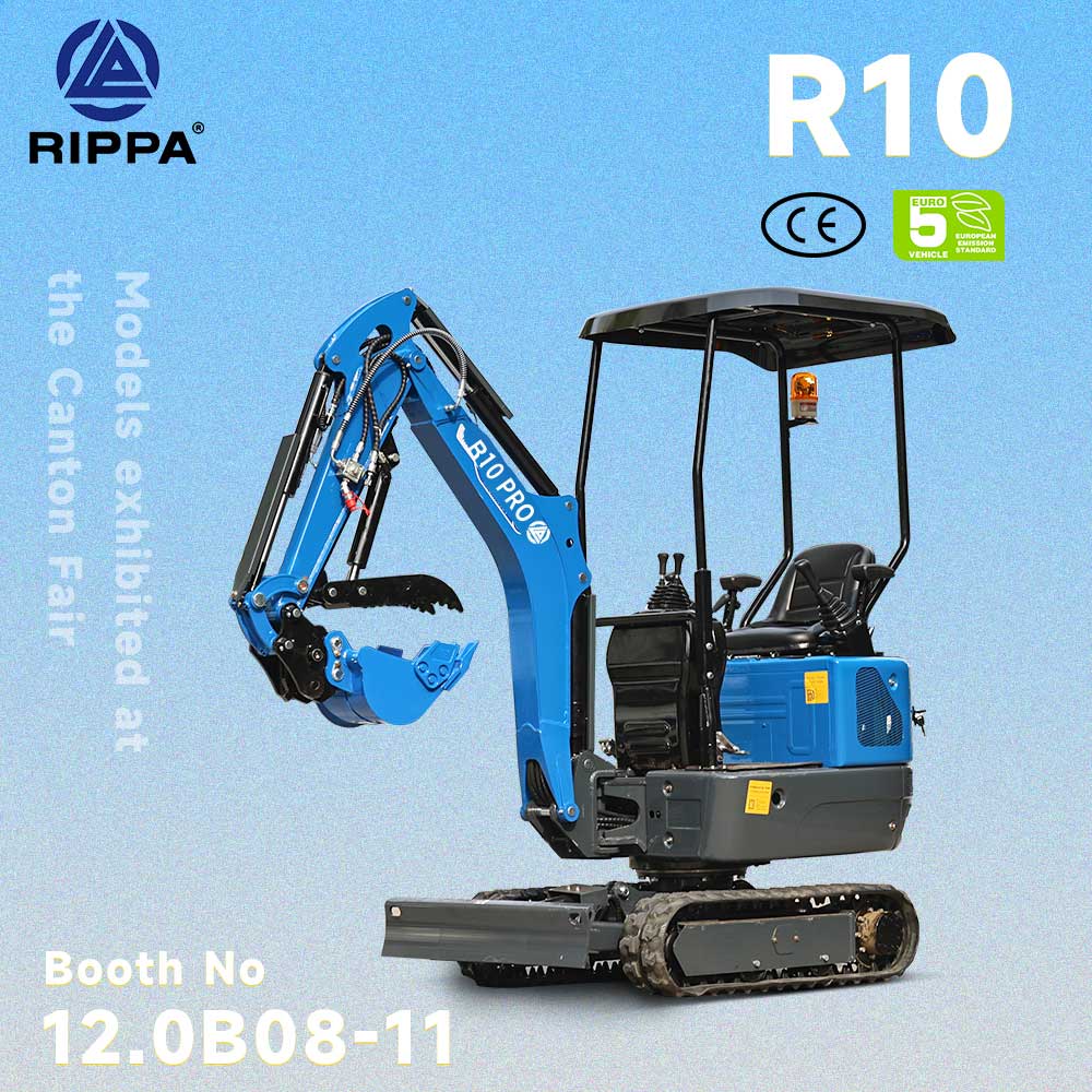 RIPTX-R10 迷你挖掘机：小型挖掘机中的高性价比之选