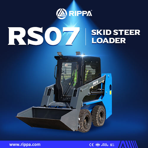 Rippa RS07 Skid Steer Loader Overseas Distribution Center Direct Supply Helps Upgrade Global Construction Equipment