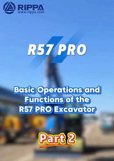 RIPPA R57 Mini Excavator part 2