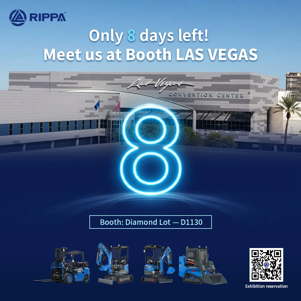 DISCOVER CHINA-MANUFACTURED RIPPA EXCAVATORS, SKID STEER LOADERS, AND FORKLIFTS AT LAS VEGAS DIAMOND LOT D1130