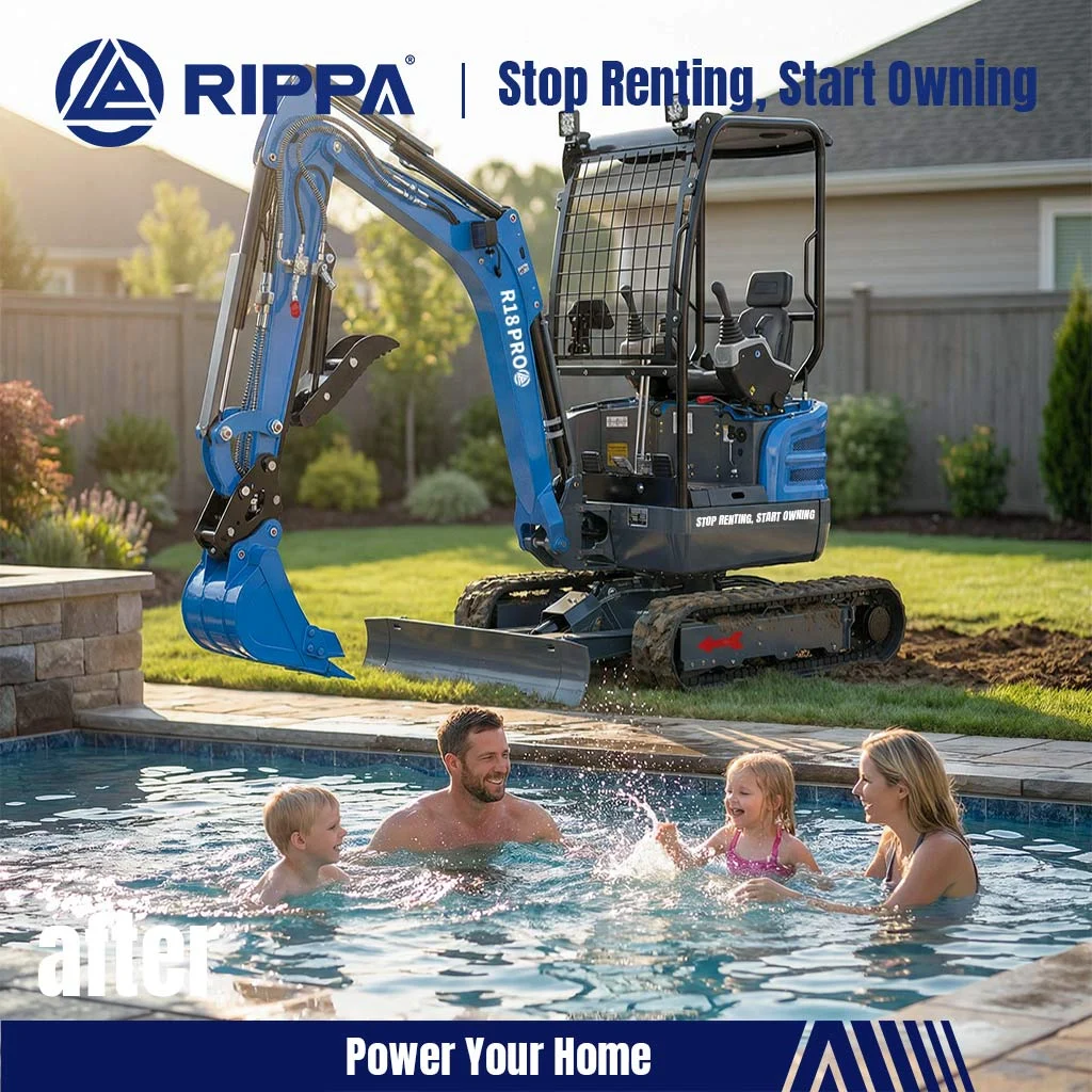 RIPPA Excavators for Contractors and Small Construction Companies