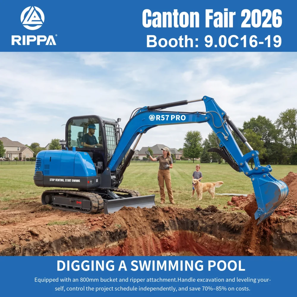 Discover RIPPA Compact Construction Equipment at Canton Fair 2026