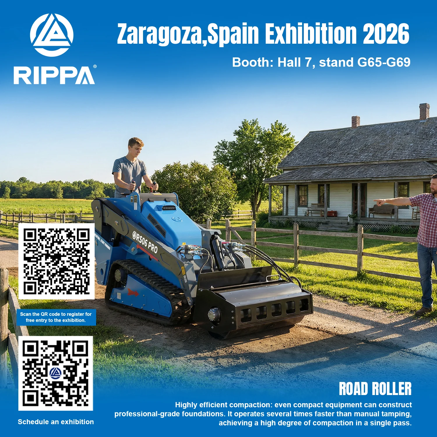 Explore RIPPA Compact Equipment Solutions at Zaragoza Spain Exhibition 2026