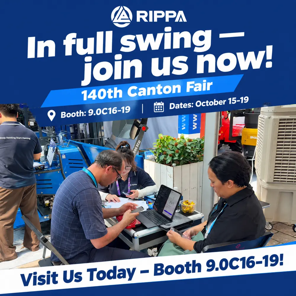 RIPPA at the 140th Canton Fair 2026: Explore Mini Excavators and Compact Construction Equipment